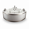 Corner hot tub with built-in jets and ergonomic design 150 x 150 x 80cm